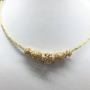 Kiềng cổ vàng 15K 01