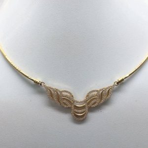 Kiềng cổ vàng 15K 07